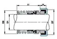 mechanical john crane type 2100 mechanical seal multipurpose processing industries Lepu 8
