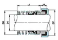 Lepu Seal crane john crane mechanical seal type 1 bulk production processing industries 8