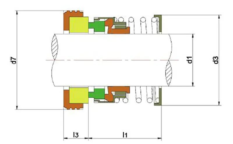 Lepu durable john crane mechanical seal distributor customization for pulp making 7