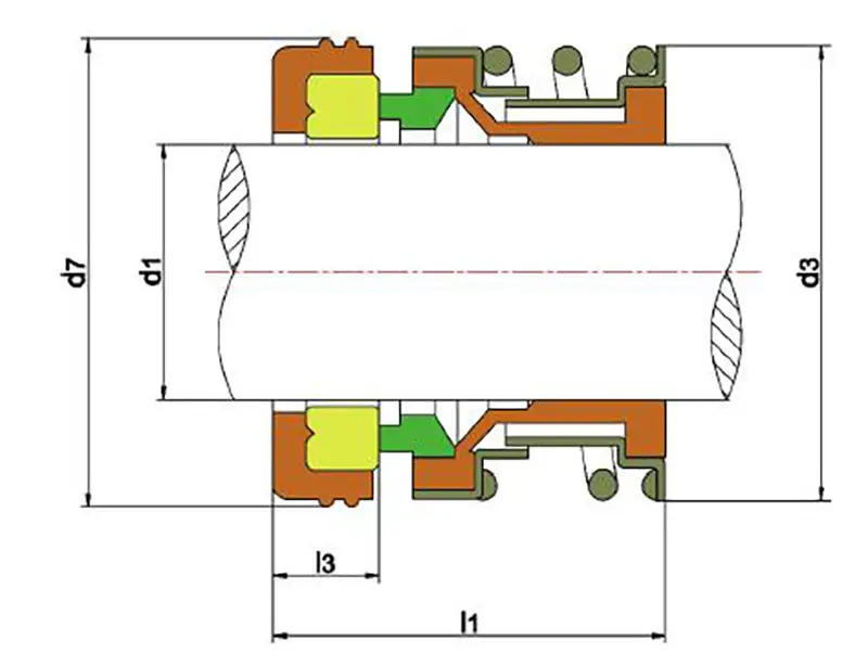 Lepu mechanical seal bellows mechanical seal professional supplier for high-pressure applications 7