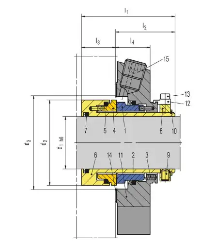 on-sale burgmann seals m3n supplier high temperature 5