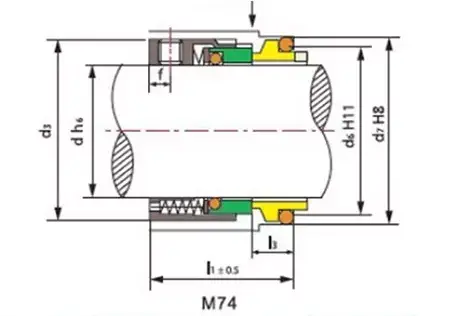 Burgmann M7n Mechanical Seal YES - - Lepu Seal 3
