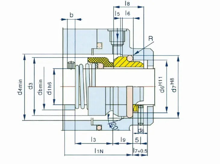 Lepu Seal hj92n burgmann mechanical seal selection guide for wholesale high temperature 2
