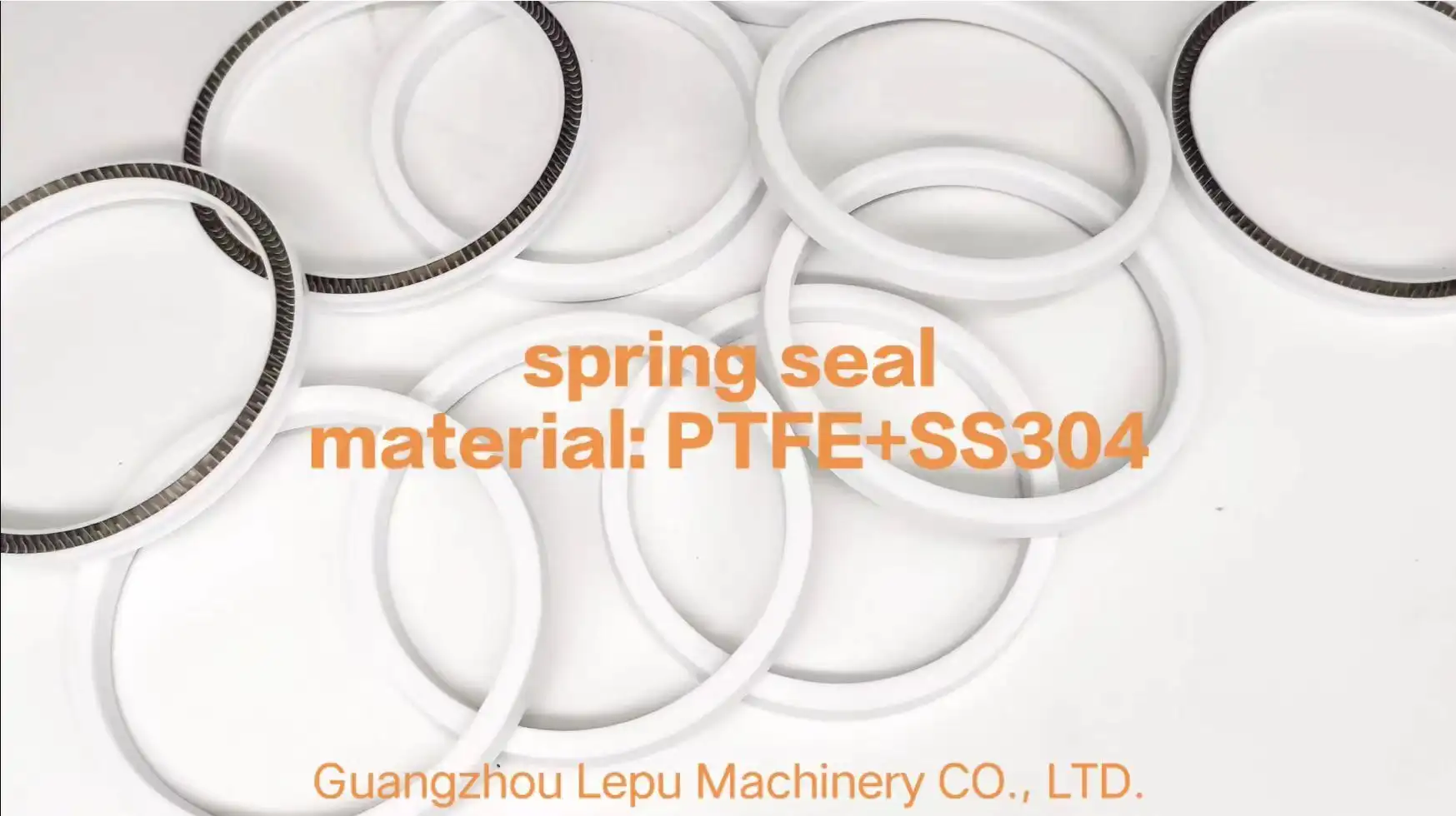 Lepu Seal PTFE Spring Seal With Good Wear Resistant 1
