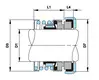 Lepu Brand water elastomer burgmann mechanical seal cost factory 8