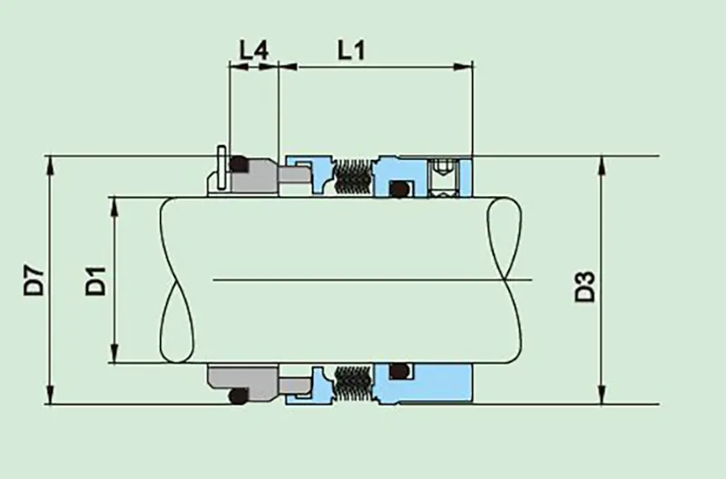 Lepu Brand by wb3 mechanical custom Metal Bellows Seal 85N 8
