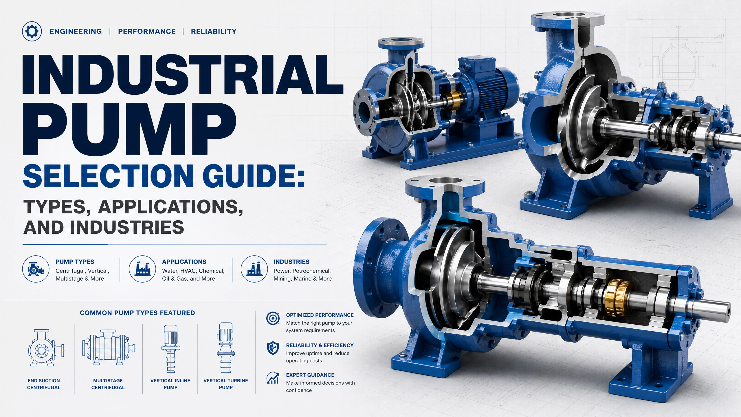 Pump Selection Process Industrial Pump Selection Guide: Types, Applications, and Industries