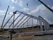 Latest steel workshop building manufacturers used as showroom building 4