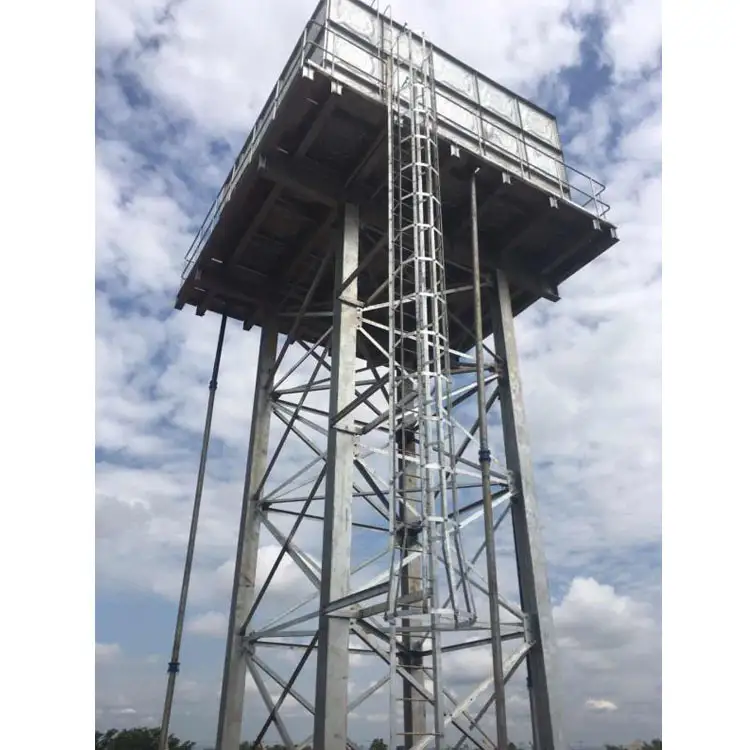 Steel ladder/steel water tank tower/Structural Steel Tower Manufacturer 1