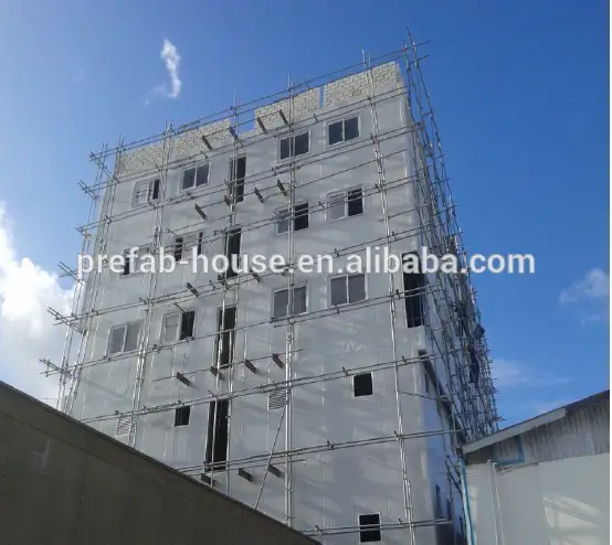 6 floors warehouse prefab house multi story building1 1