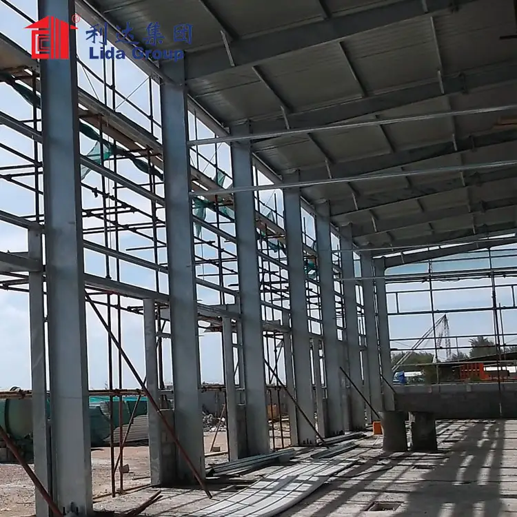 2021 Supplier Design Construction Steel Structure Prefabricated Warehouses Building Steel Frame prefabricated steel workshop 1