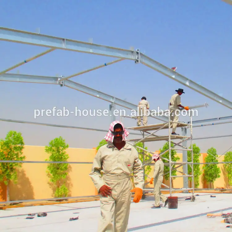 Metal Frame Prefabricated Apartment Permanent Building Light Steel Structure H beam I beam 1