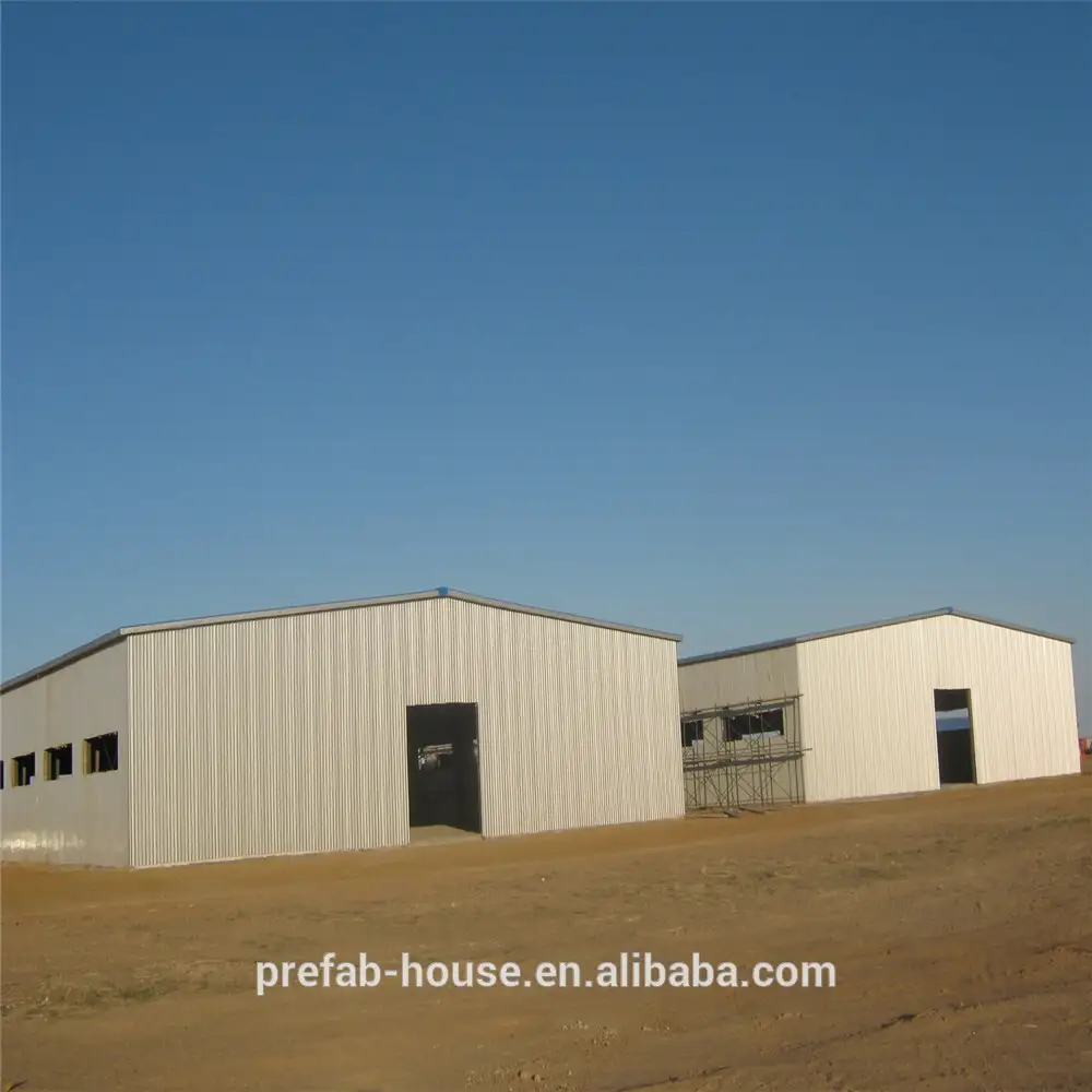 Taller de edificios de acero de estructura prefabricada de soldadura de gran altura 2019 1