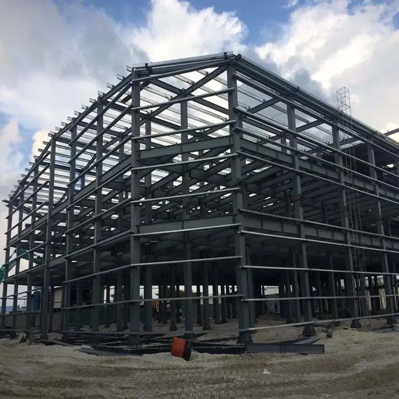 2019 Nuevo diseño de cobertizo industrial con estructura de acero libre/edificios de almacén a la venta 1