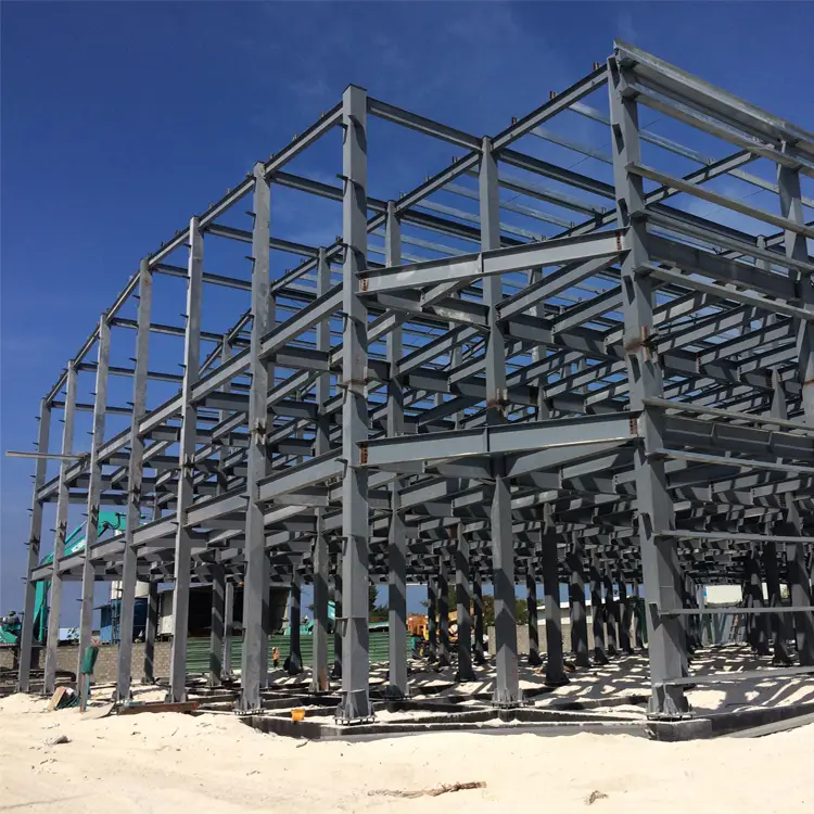 warehouse steel structure prefabricated swimming pool residential building 1