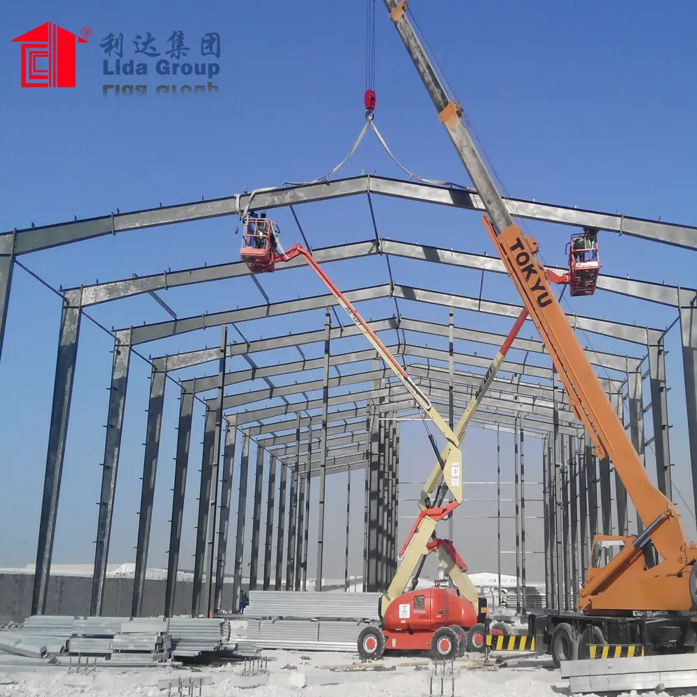Prefab low price steel structure frame workshop warehouse 1