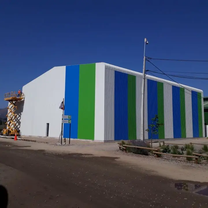 China low cost steel structure frame cold storage prefab building 1