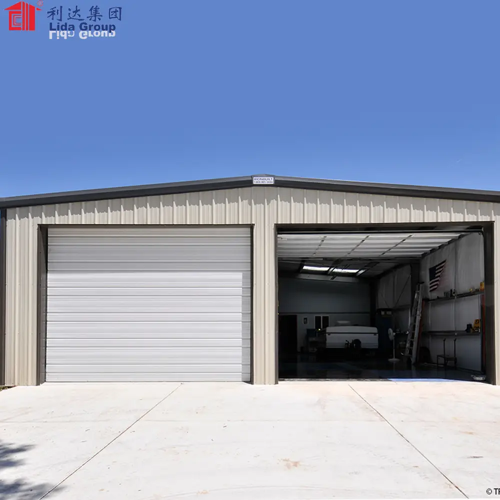 Steel structure car garage for sale 1