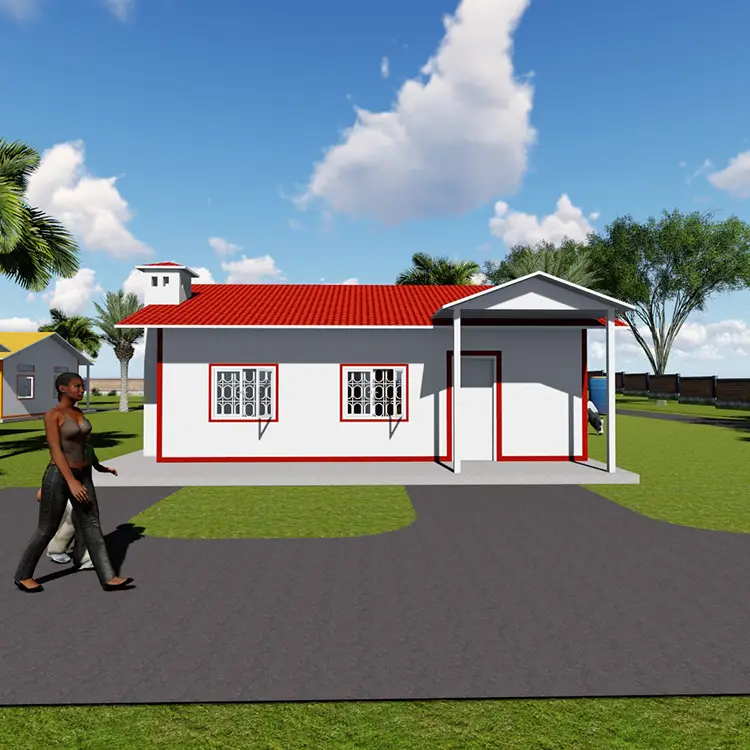 New design beautiful luxury prefabricated modular homes 1