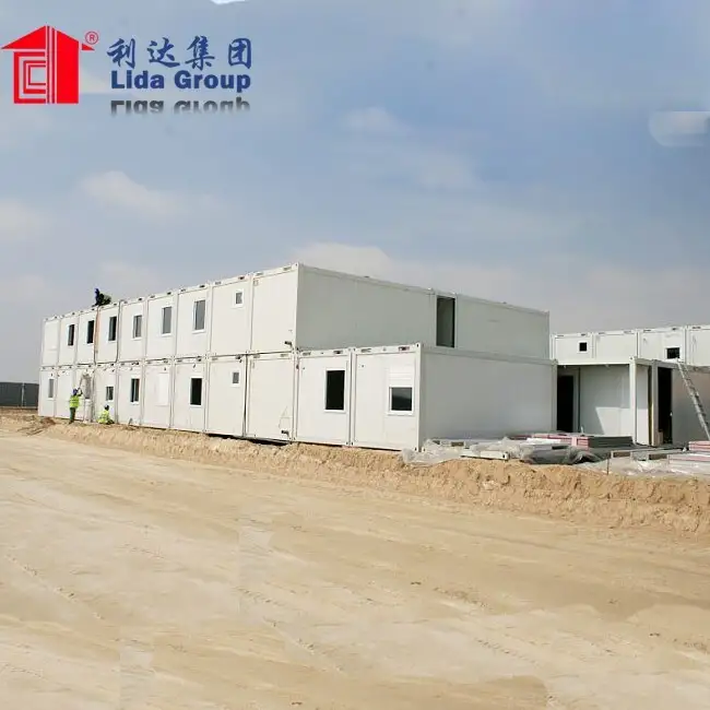 Portable cheap temporary steel structure housing prefab house 1