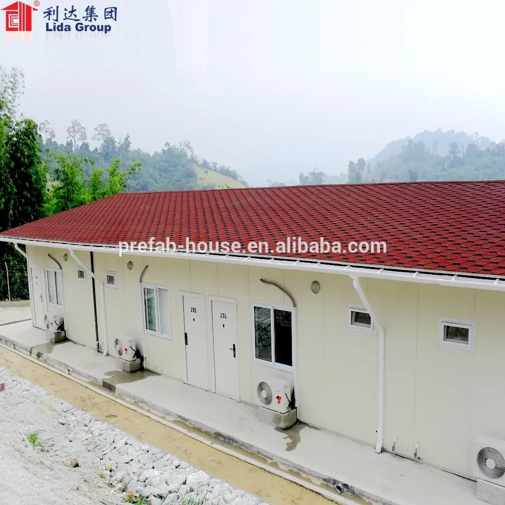 Low Cost Pre Fab Engineered Steel House 1