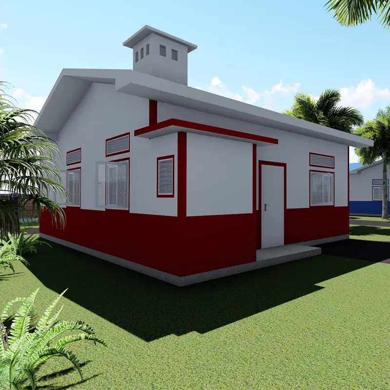 light steel structure apartment prefab building 1