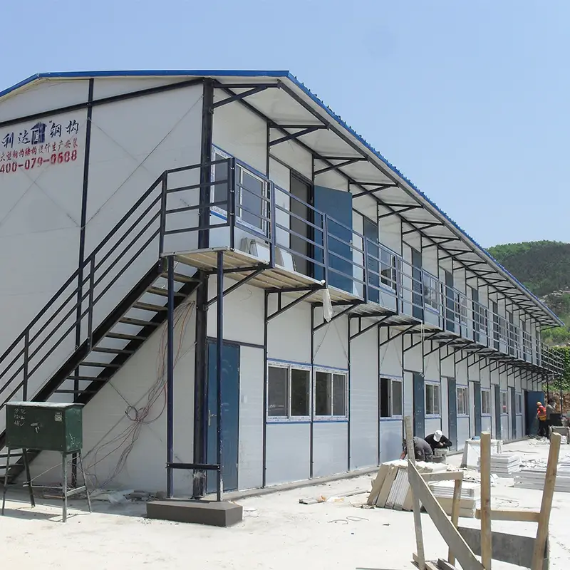 High quality steel structure buildings low cost luxury prefab tiny house 1