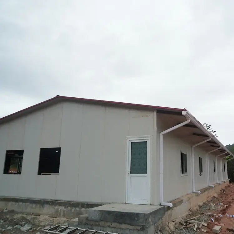 Factory direct sale prefab modern prefabricated steel frame house 1