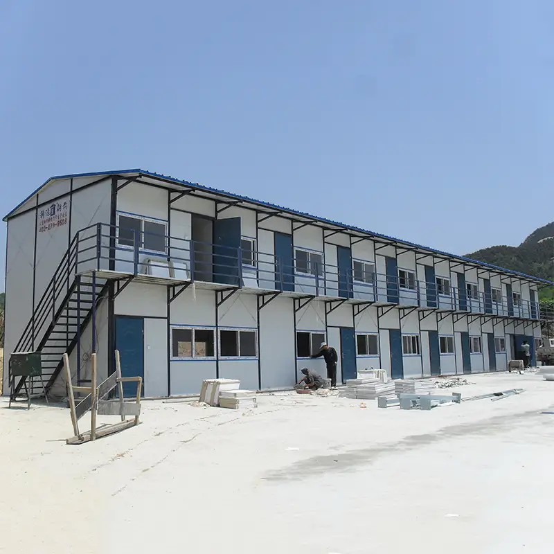 China modern camp easy install low cost design prefab house with hot sale 1