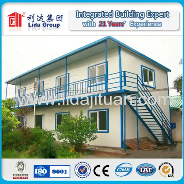 Manufacture prefab holiday house of double storey prefab house in philippines from Manufacturer Supplier 1