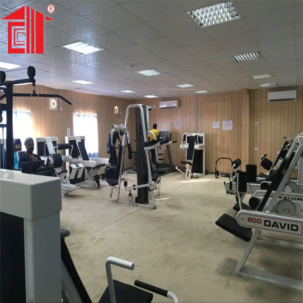 Prefab worker gym rest house 1