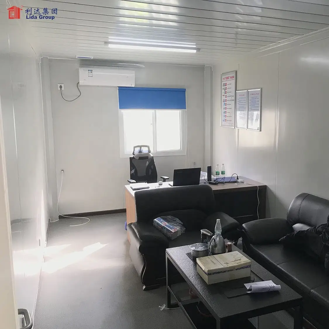 Lesotho Low Cost Prefabricated House Design 40ft Flat Pack Container 1