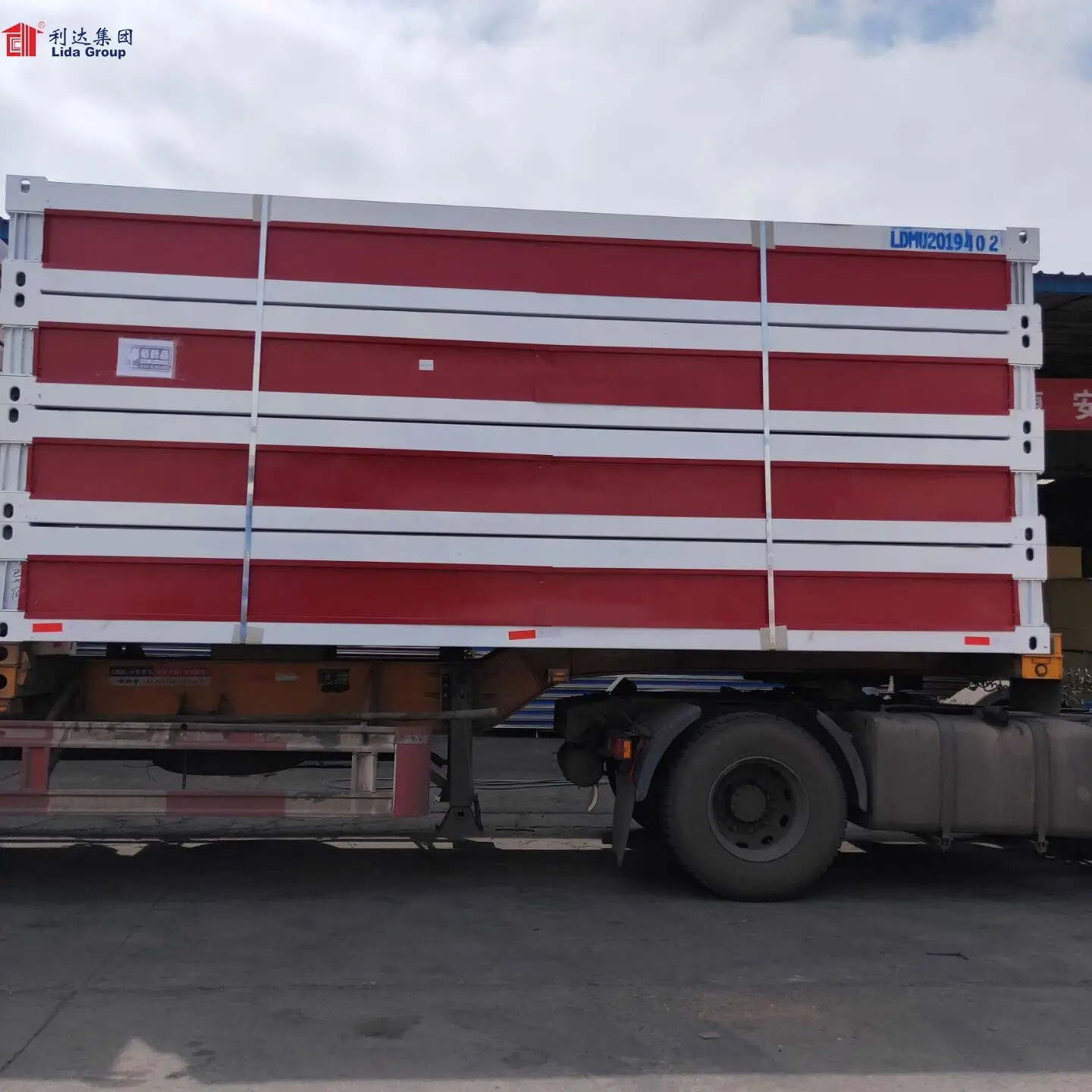 Gambia Low Cost Prefabricated House Design 40ft Flat Pack Container 1