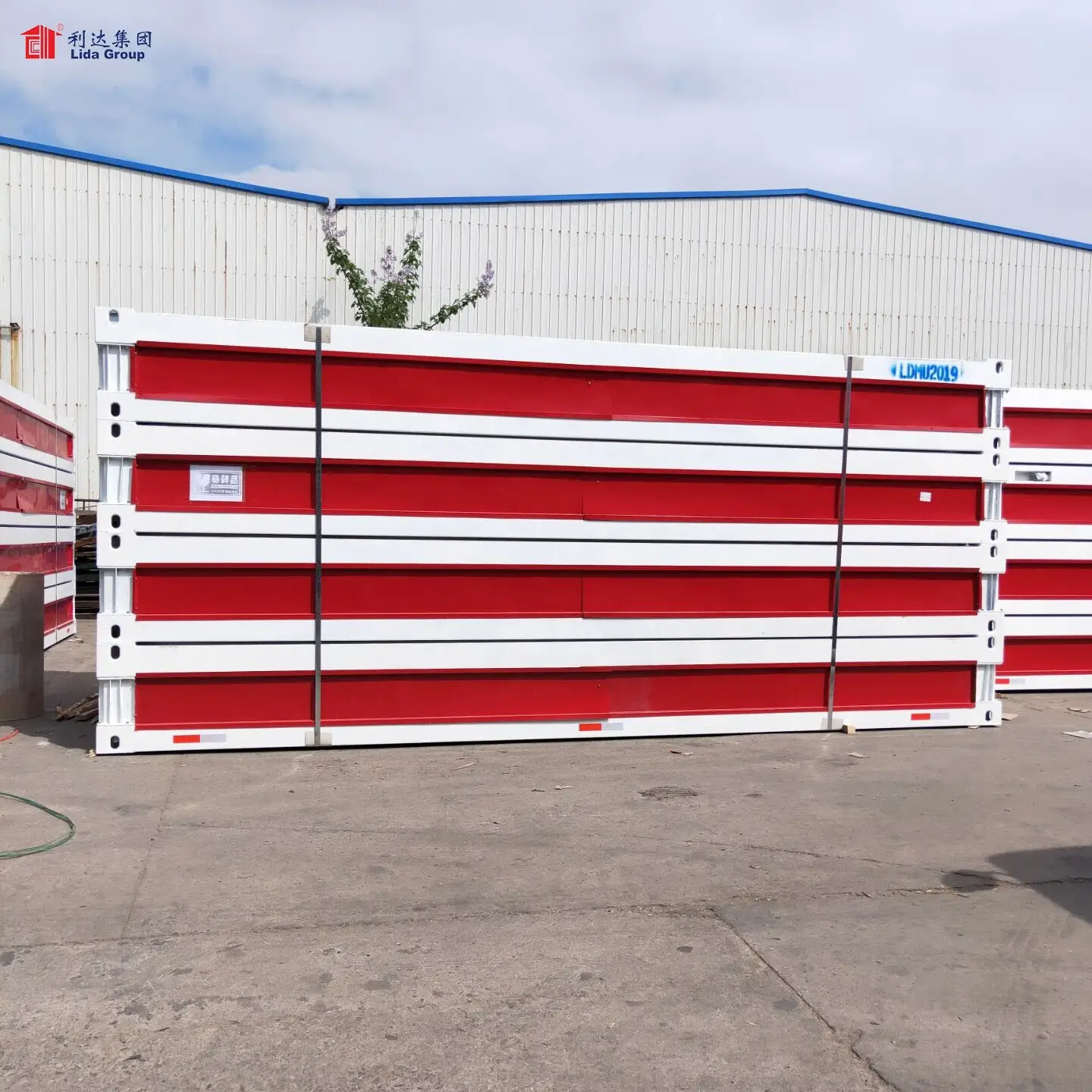 Eritrea Low Cost Prefabricated House Design 40ft Flat Pack Container 1