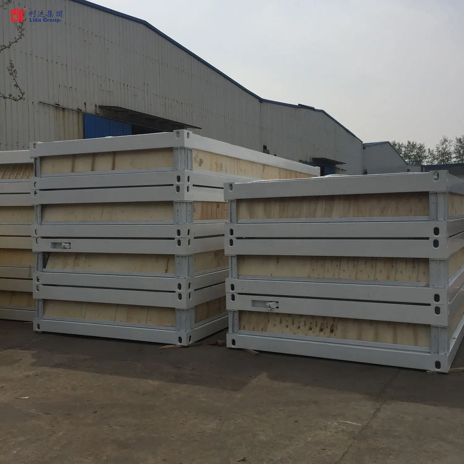 Equatorial Guinea Low Cost Prefabricated House Design 40ft Flat Pack Container 1