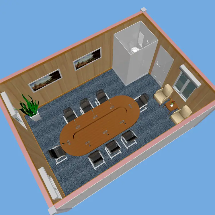 Prefabricated Construction Building City Container House 1