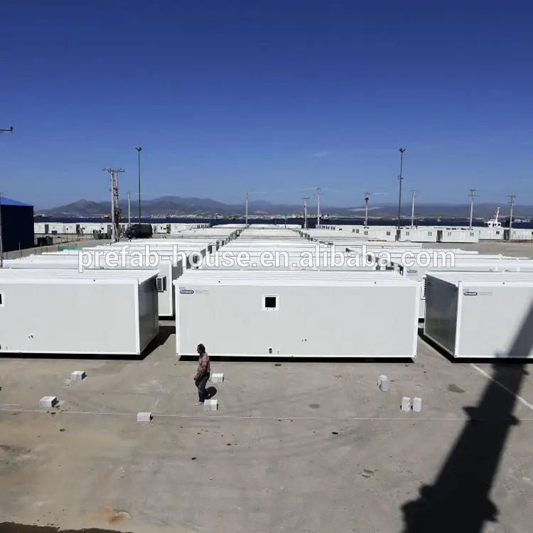 temporary flat pack container house 1
