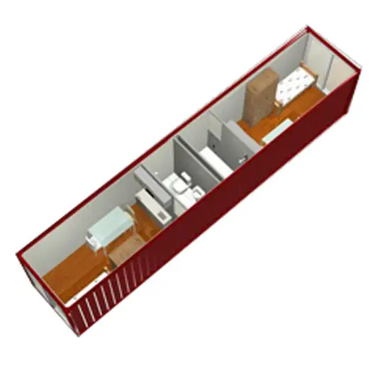China flat pack prefabricate sandwich panel house 1