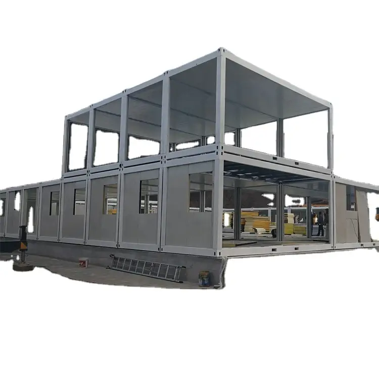 Multifunctional Prefabricated Flat Pack Container Camp House for Sale 1