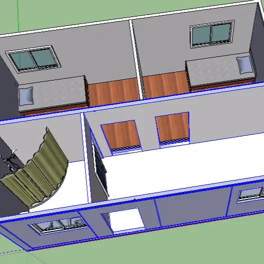 flat packed container house 1