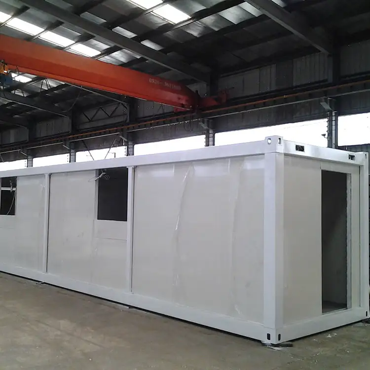 Prefab Temporary Housing 40ft Expandable Container House 1