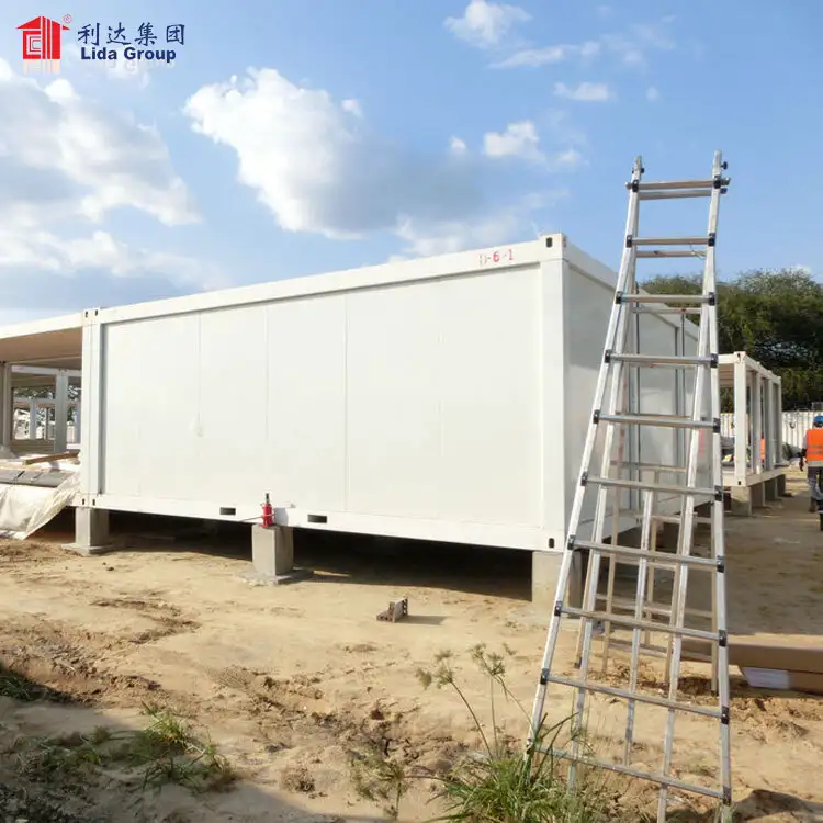 Low Cost Prefabricated House Design 40ft Flat Pack Container 1