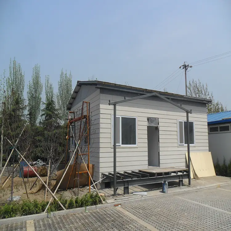 Villa de acero ligera prefabricada modular incombustible modular de bajo costo de diseño profesional de China 1