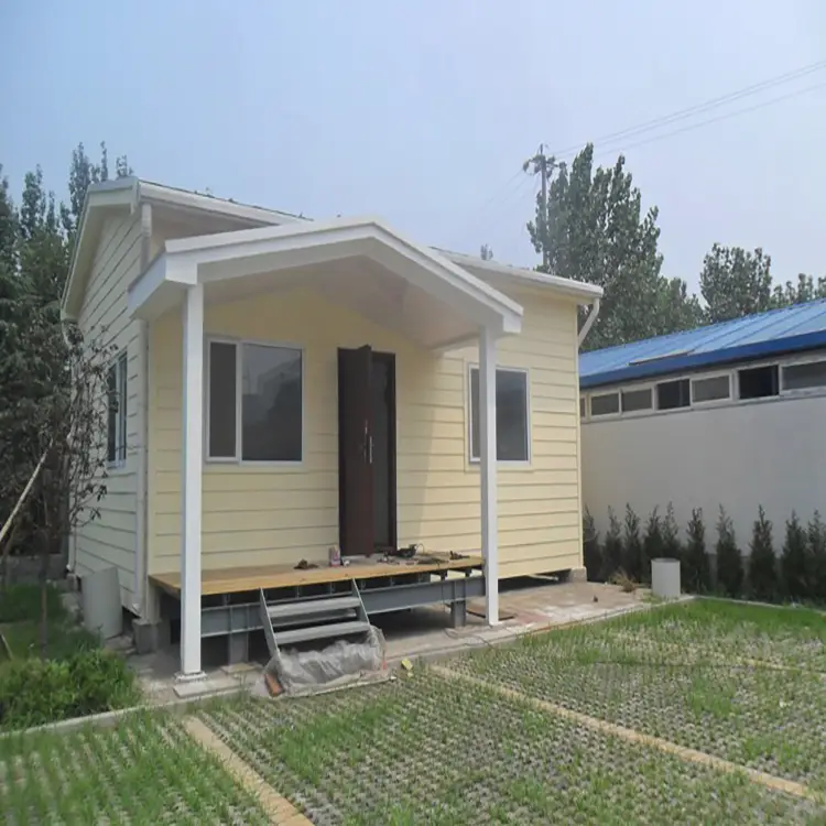 Lujo prefabricado rápido de la casa del chalet de la estructura de acero de la luz de la construcción 1