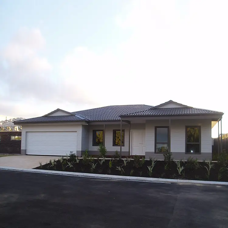 Casas prefabricadas ligeras de la estructura de acero que construyen el chalet prefabricado 1