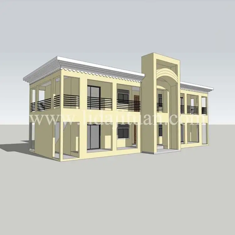 Free design prefabricated luxury villas with light steel structure 1