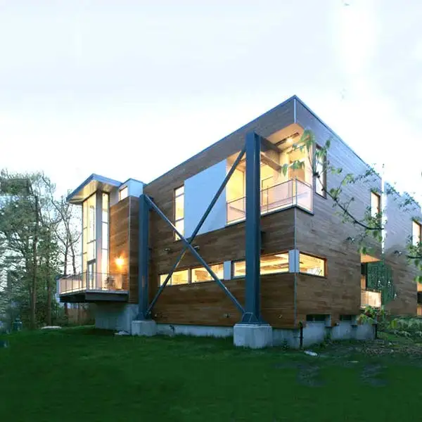 Newest Modern style prefabricated house,light steel villa for the appartement 1