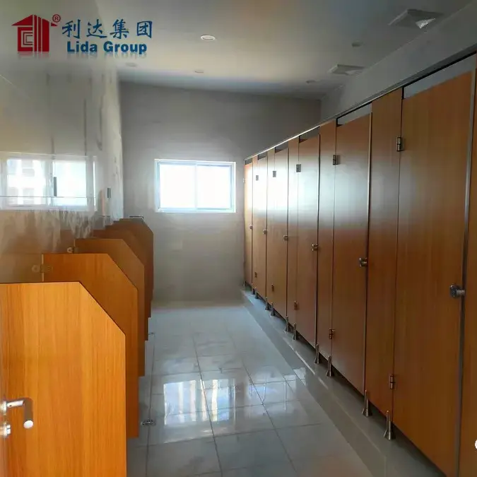 Nice looking easy transported 20ft flat packed container house double floor dormitory 1