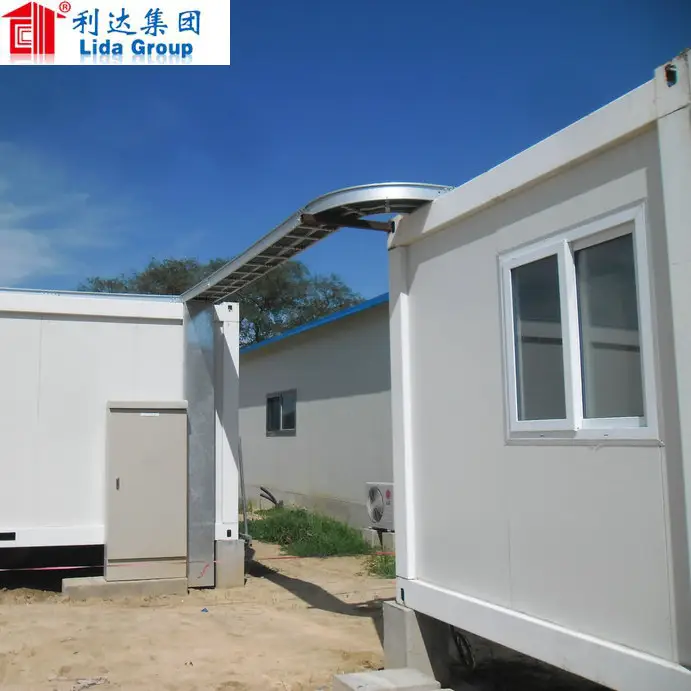 Easy produce and quick assemble temporary modular container 1