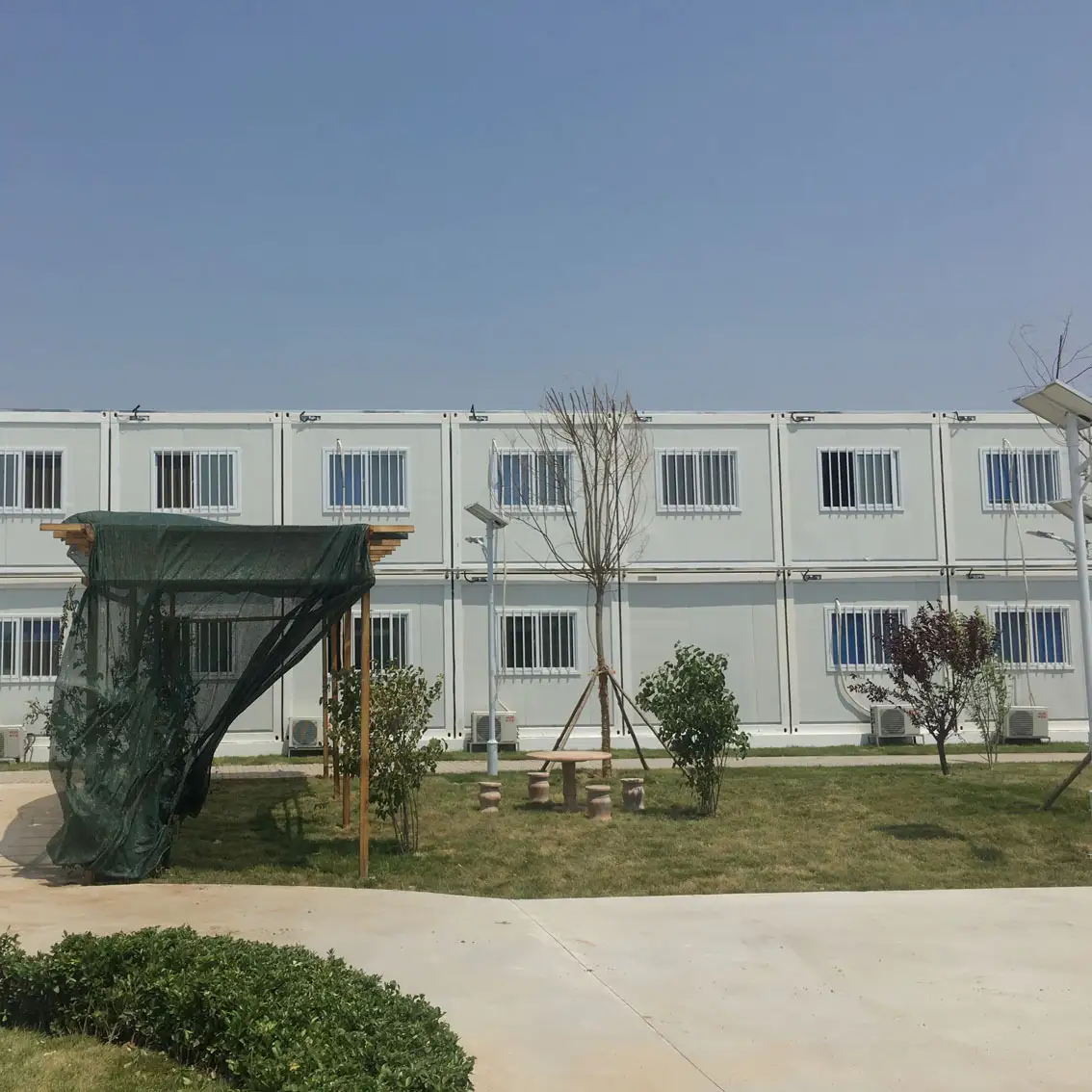 cheap price modular container house for worker accommodation camp in Middle east and africa 1